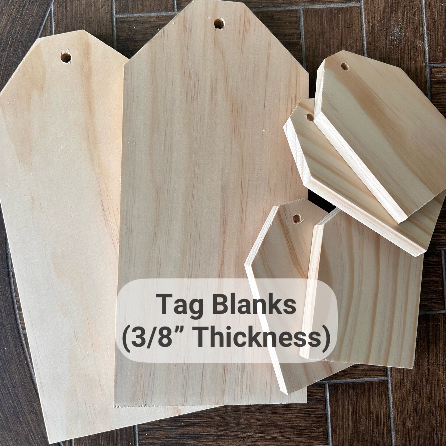Tag Blanks (3/8" thickness)