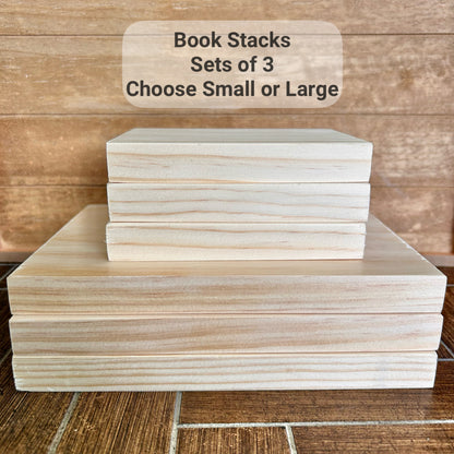 Book Stacks (Sets of 3)