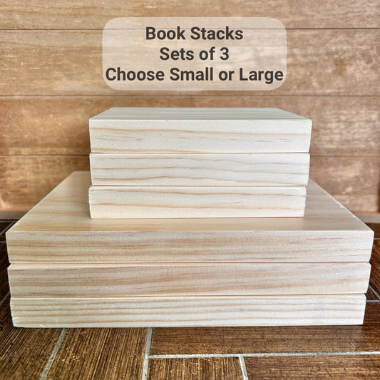 Book Stacks (Sets of 3)