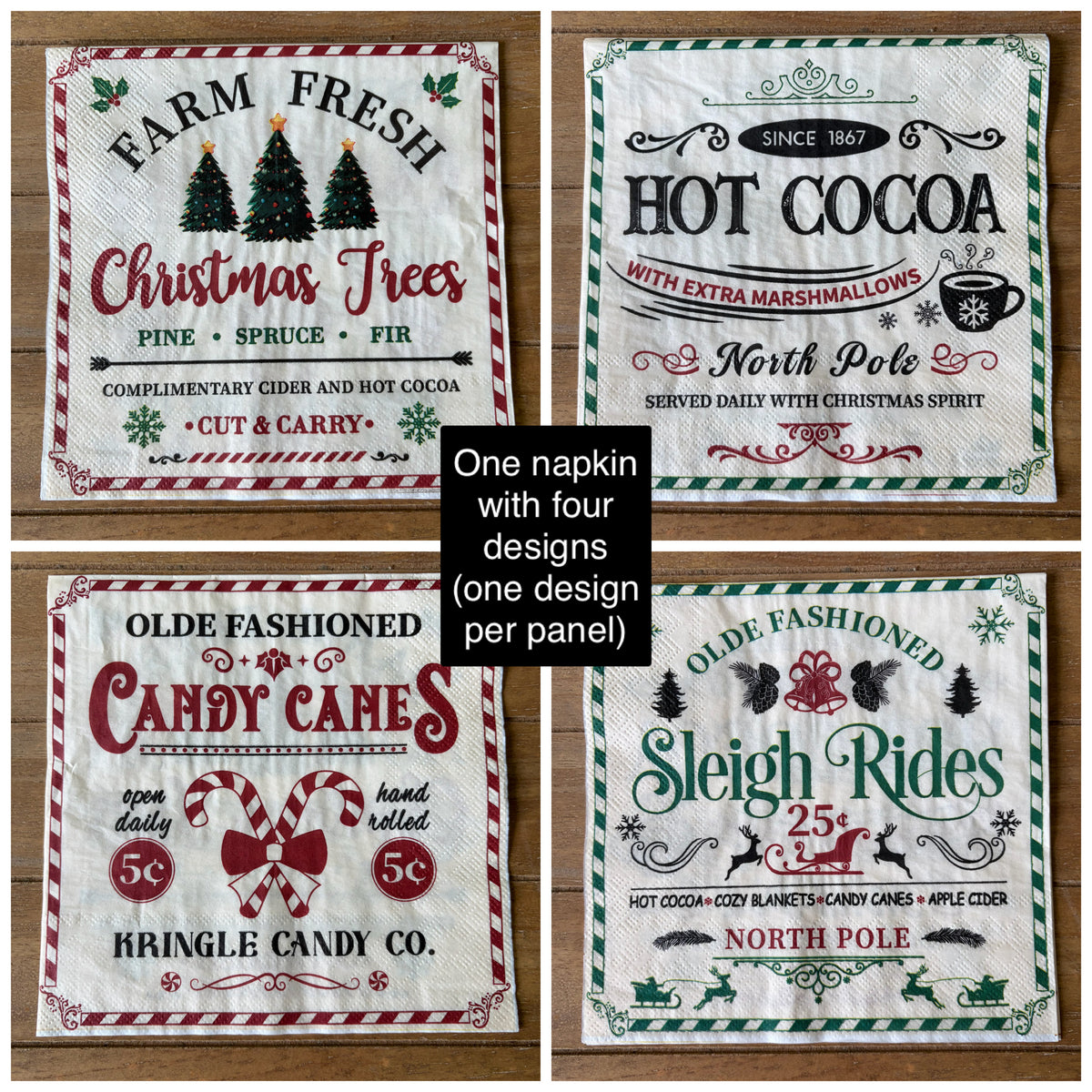 Napkin Bundle | Old Fashioned Farmhouse Christmas