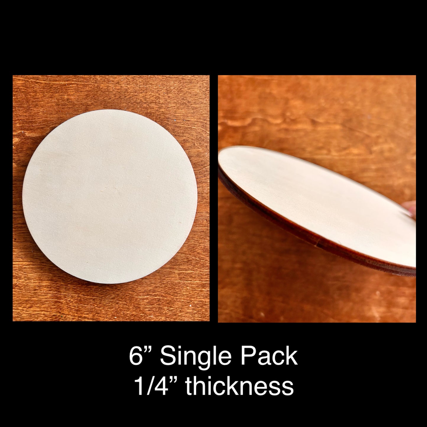 Wood Round Tile Blanks