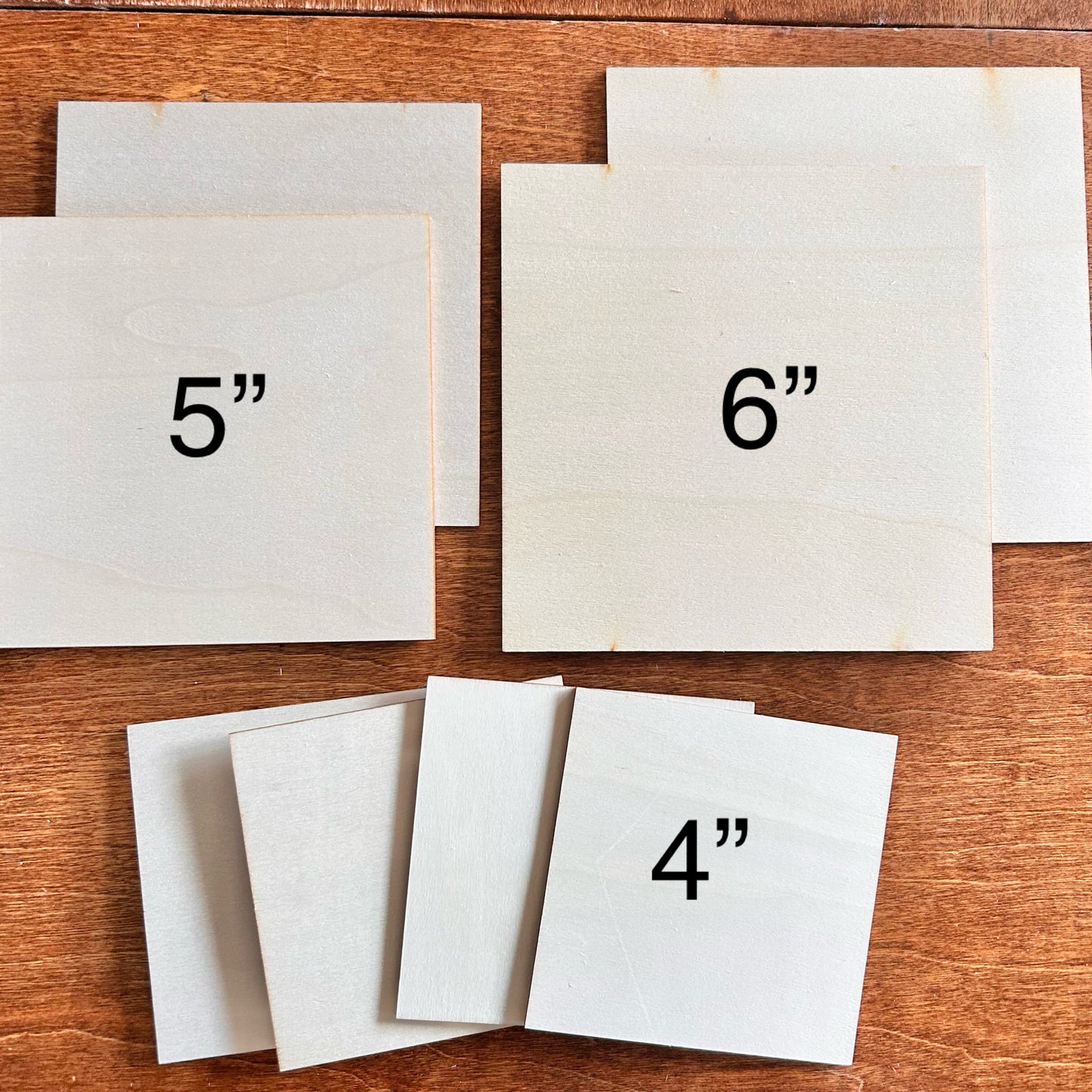 Wood Square Tile Blanks