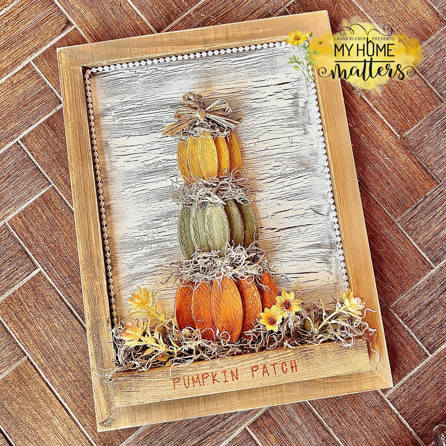 Stacked Pumpkin Sign Kit