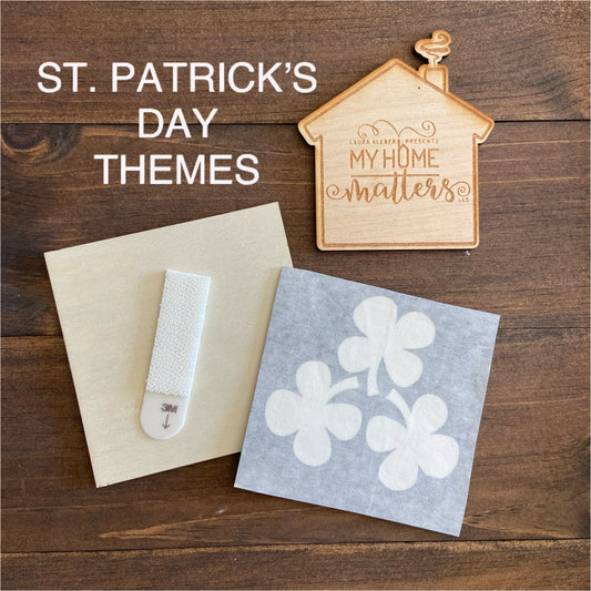 DIY Interchangeable Tiles - St. Patrick's Day Themes