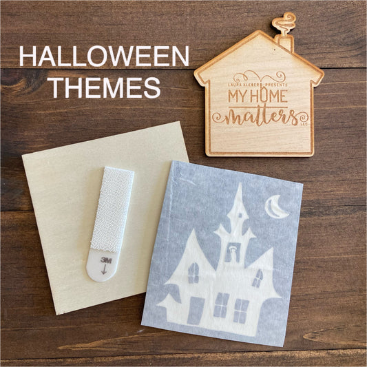 DIY Interchangeable Tiles - Halloween Themes