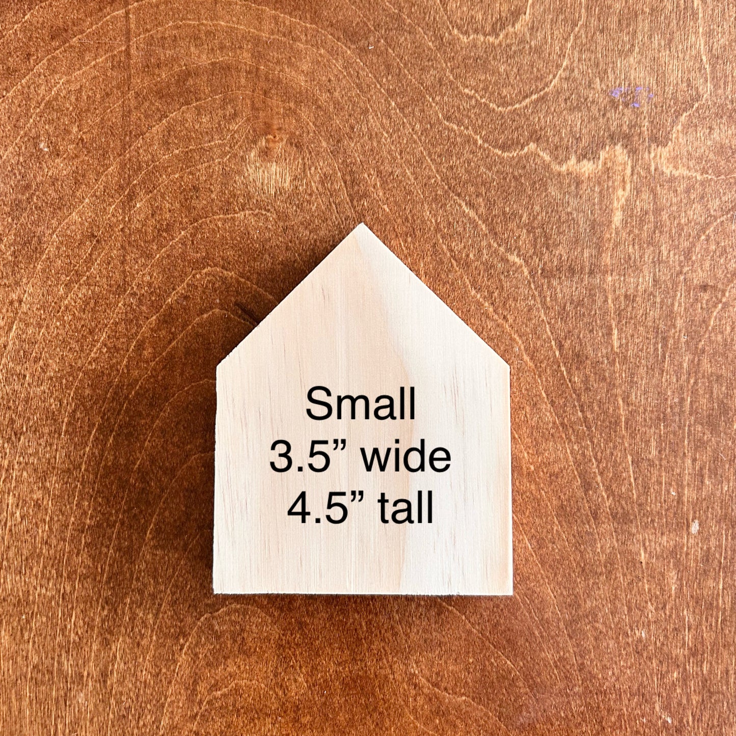 House Shaped Wood Blanks