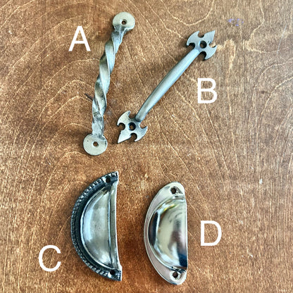 Tray & Sign Handles | Silver