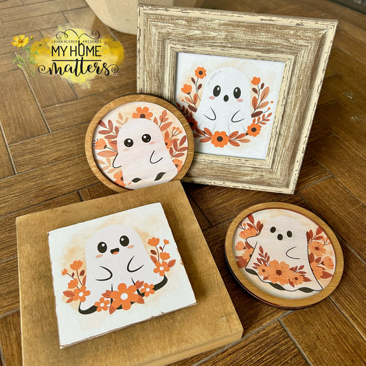 Digital DIY 4x4 Prints | Cozy Ghosts