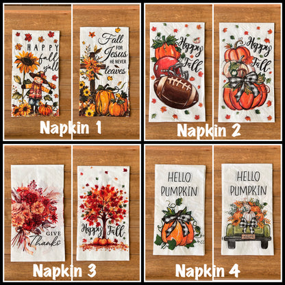 Napkin Bundle | Dual Print Fall Delights