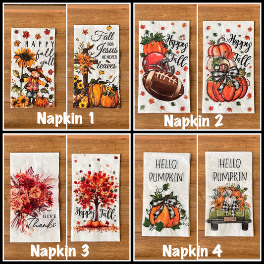 Napkin Bundle | Dual Print Fall Delights