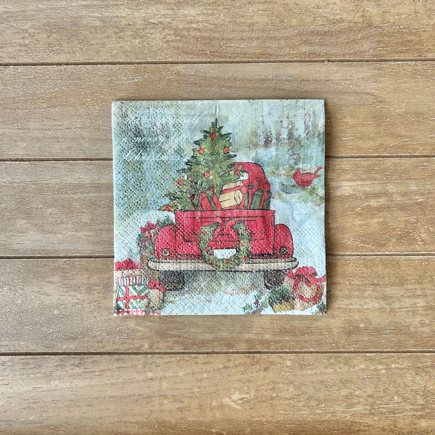 Napkin | Christmas Truck