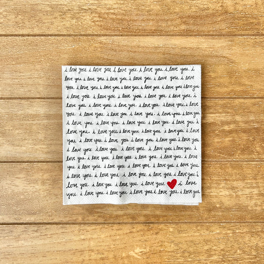 Napkin | I Love You Script