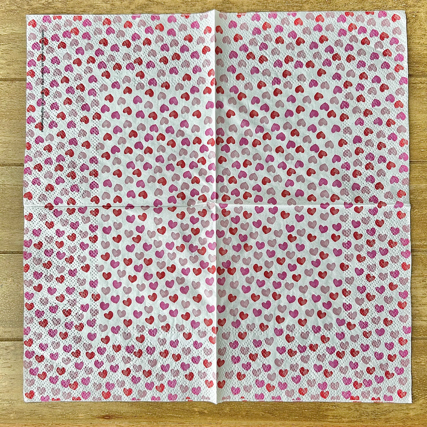 Napkin | Valentine Mini Hearts