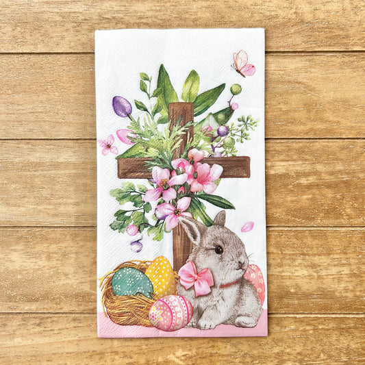 Napkin | Bunny with Easter Cross