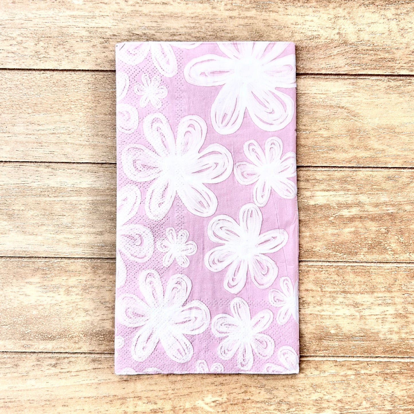 Napkin | Daisies on Pink