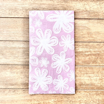 Napkin | Daisies on Pink