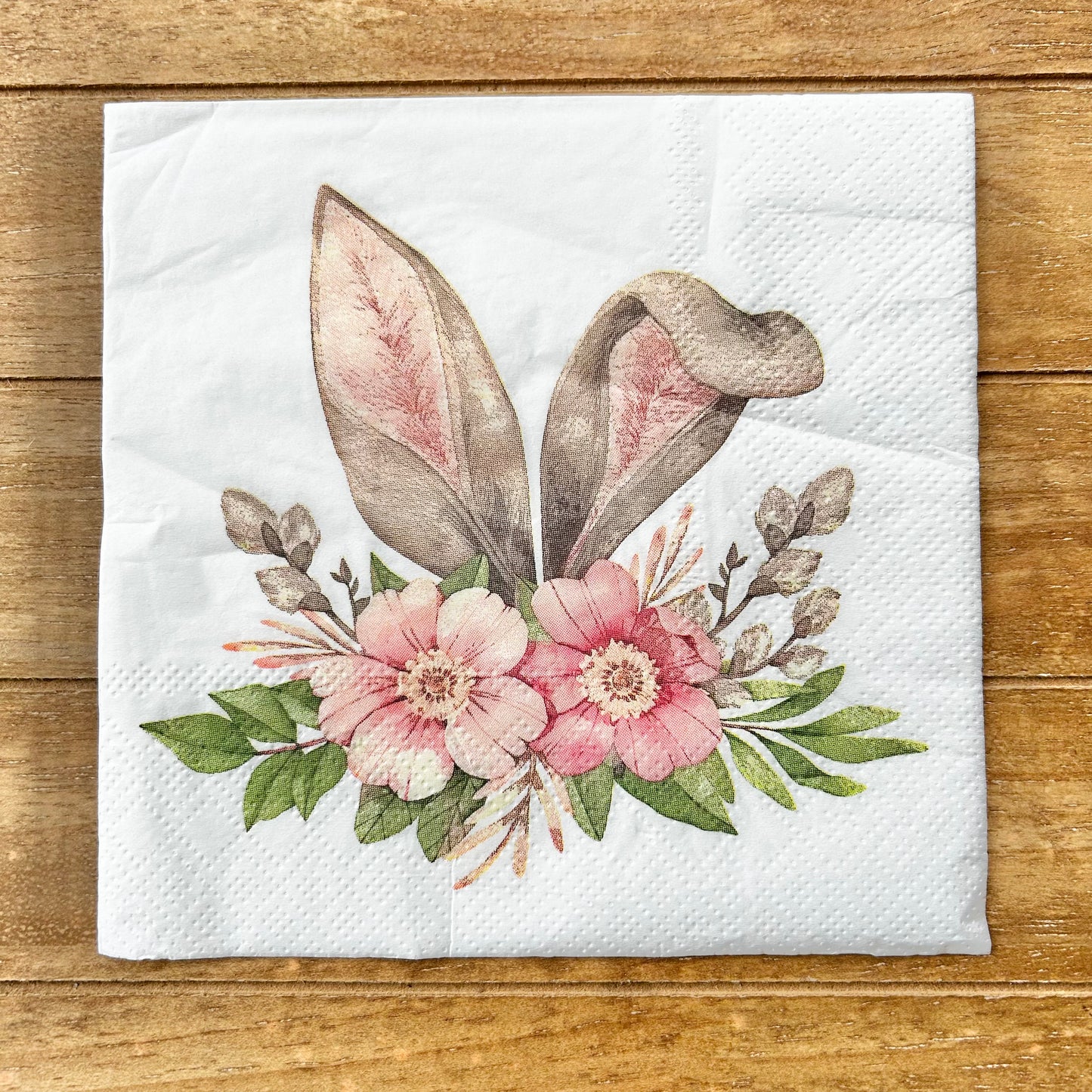Napkin | Bunny Ears on White