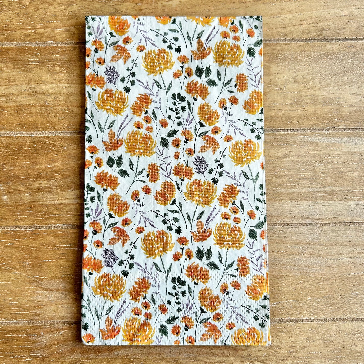 Napkin | Mustard Yellow Floral