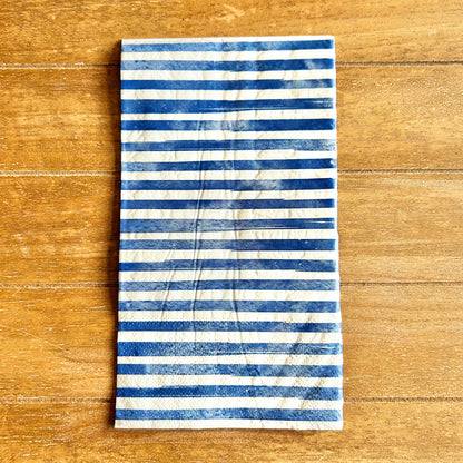 Napkin | Soft Stripes in Royal Blue
