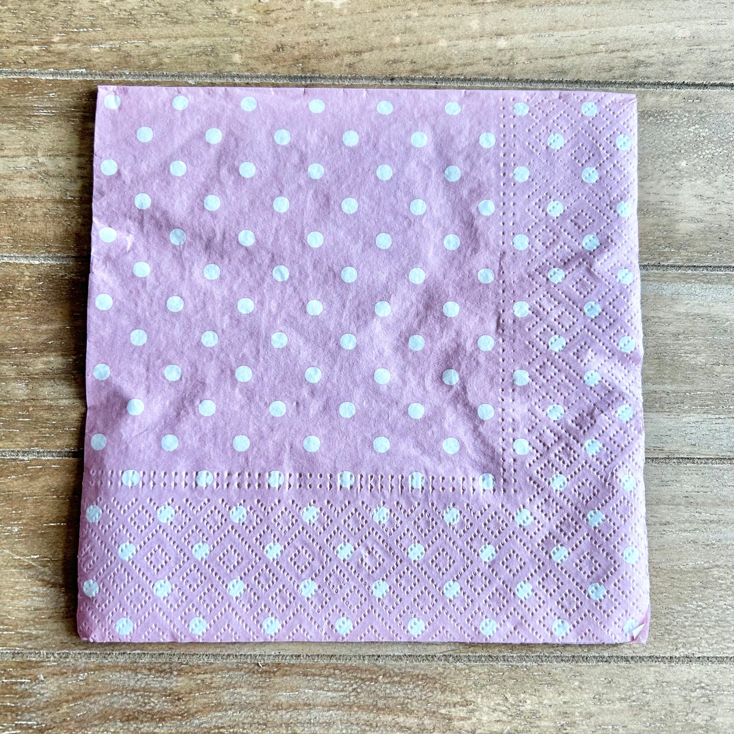 Napkin | Pastel Pink Polka Dot