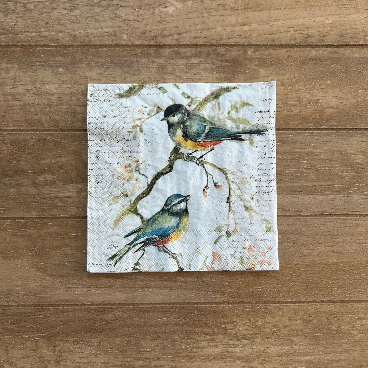 Napkin | Vintage Birds