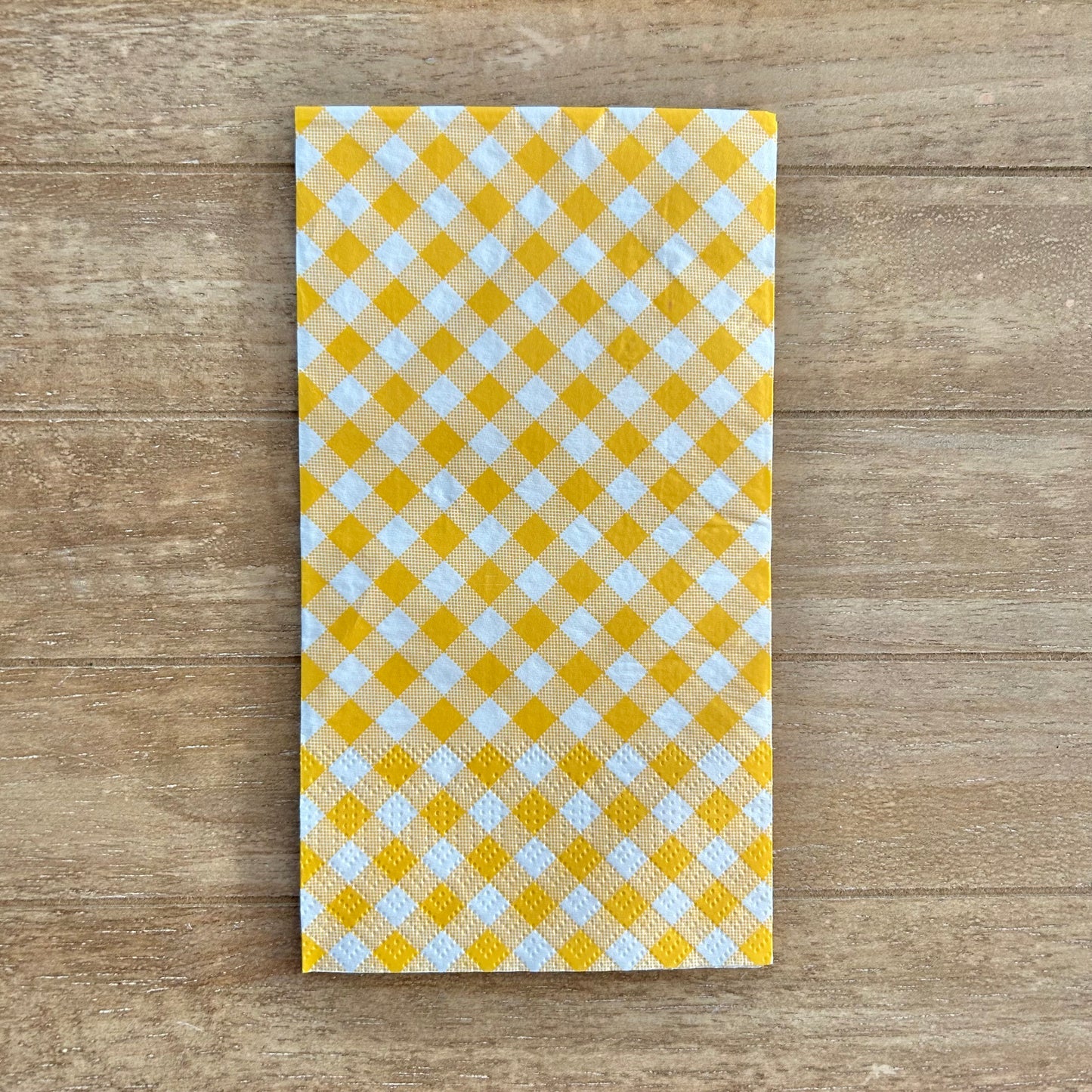 Napkin | Bright Yellow Gingham