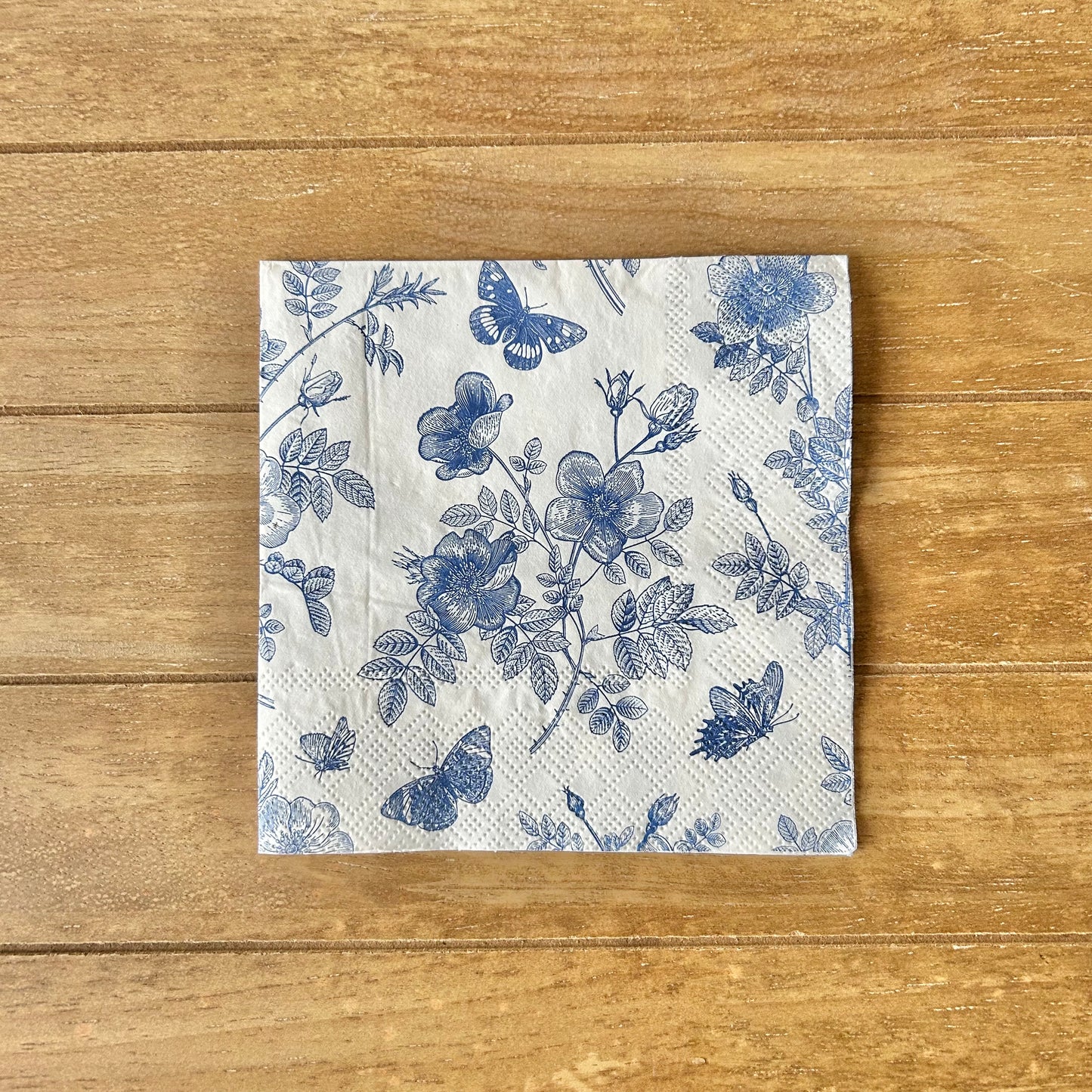 Napkin | Dark Blue Floral