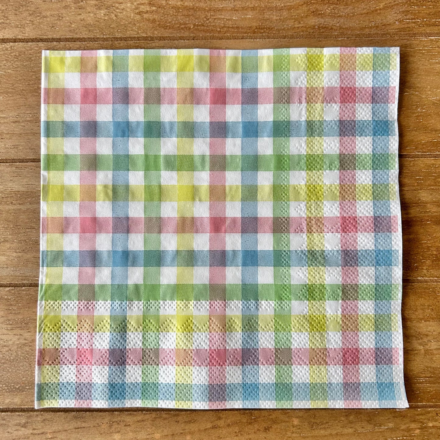 Napkin | Spring Pastel Check