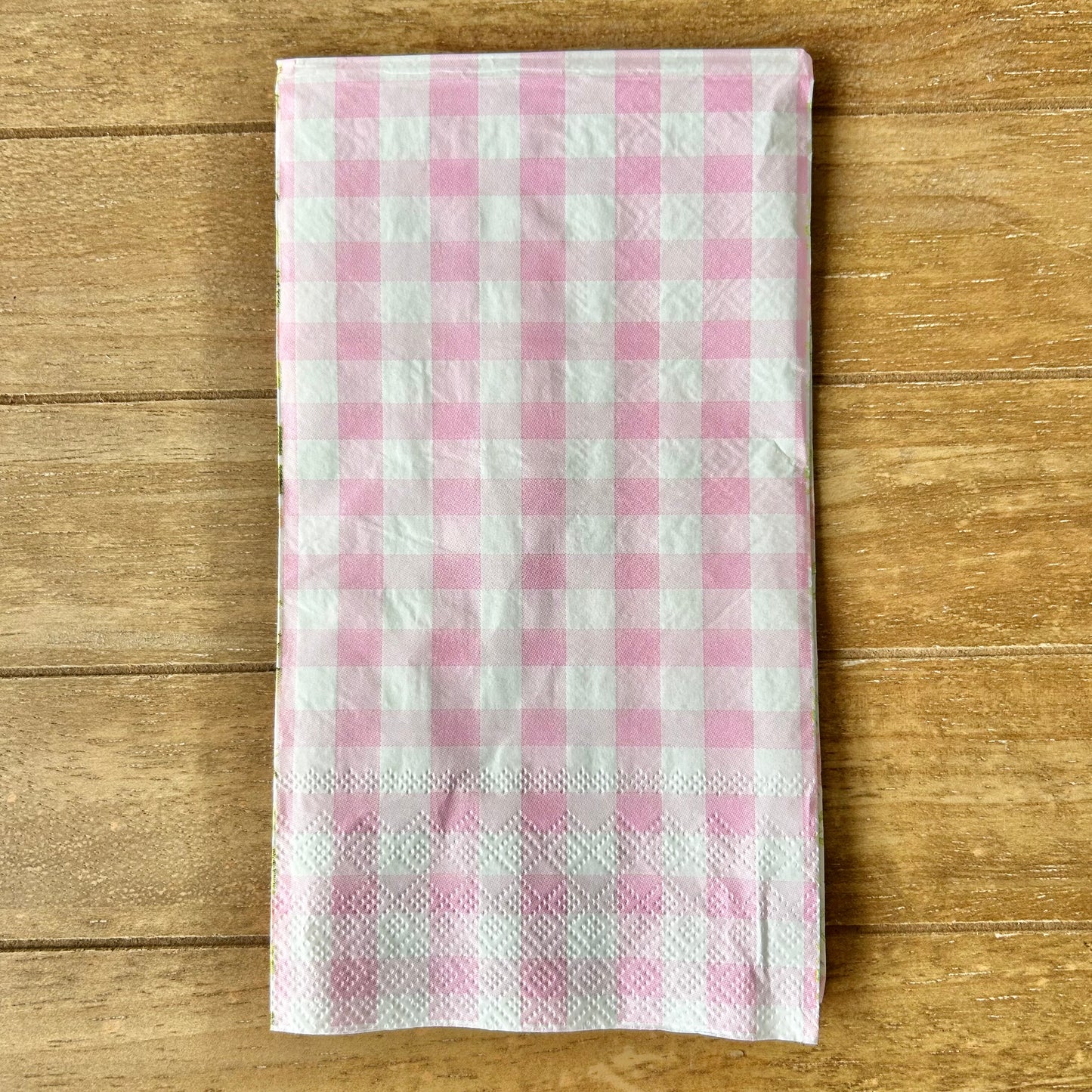 Napkin | Triple Print Pink and Green