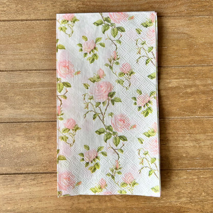 Napkin | Triple Print Pink and Green