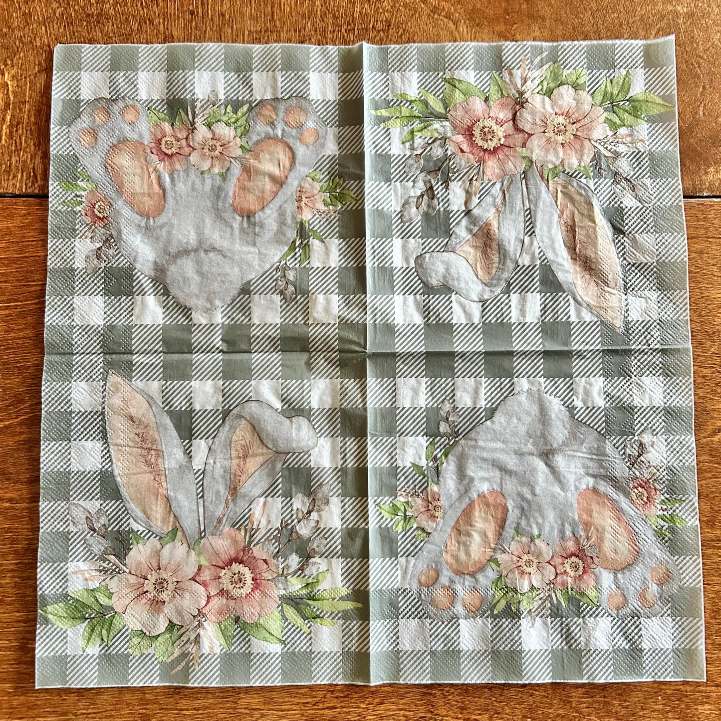 Napkin | Dual Print Bunny Ears and Butt