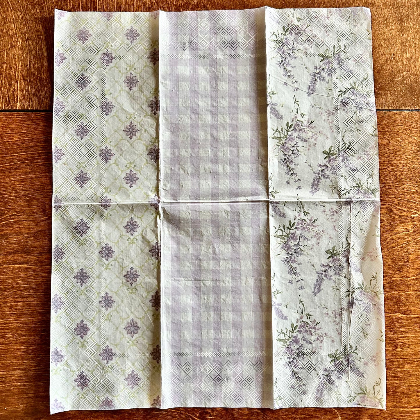 Napkin | Triple Print Purples
