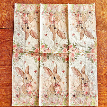 Napkin | Bunny Holding Egg