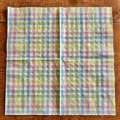 Napkin | Spring Pastel Check