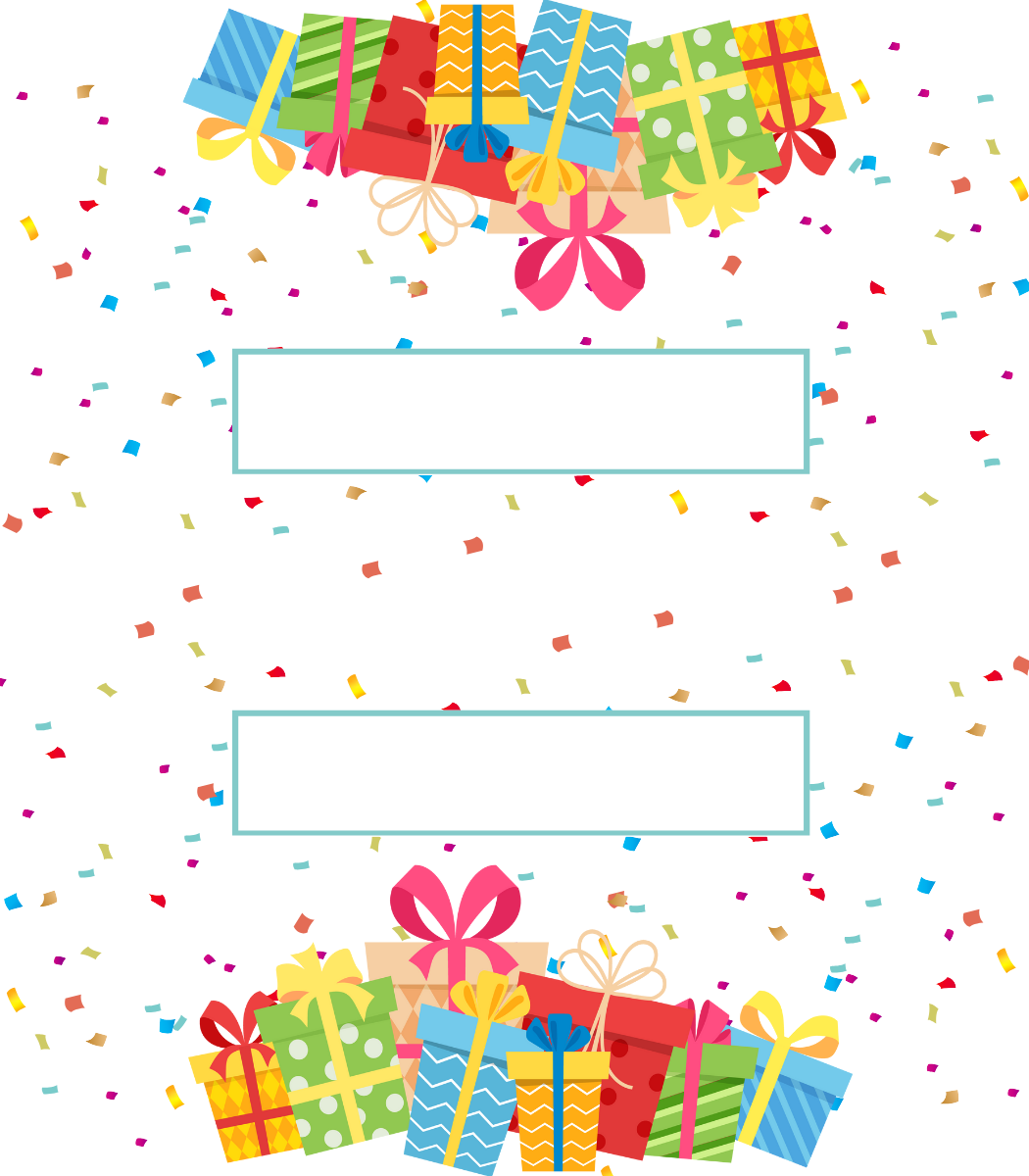 Place Cards | Birthday Confetti