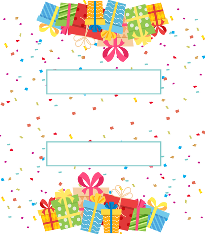 Place Cards | Birthday Confetti (Digital Download)