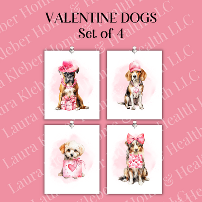 Digital DIY Decor Bundle | Valentine Dogs