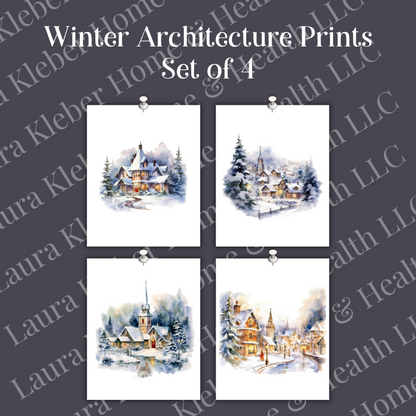 Digital DIY Decor Bundle | Winter Architecture
