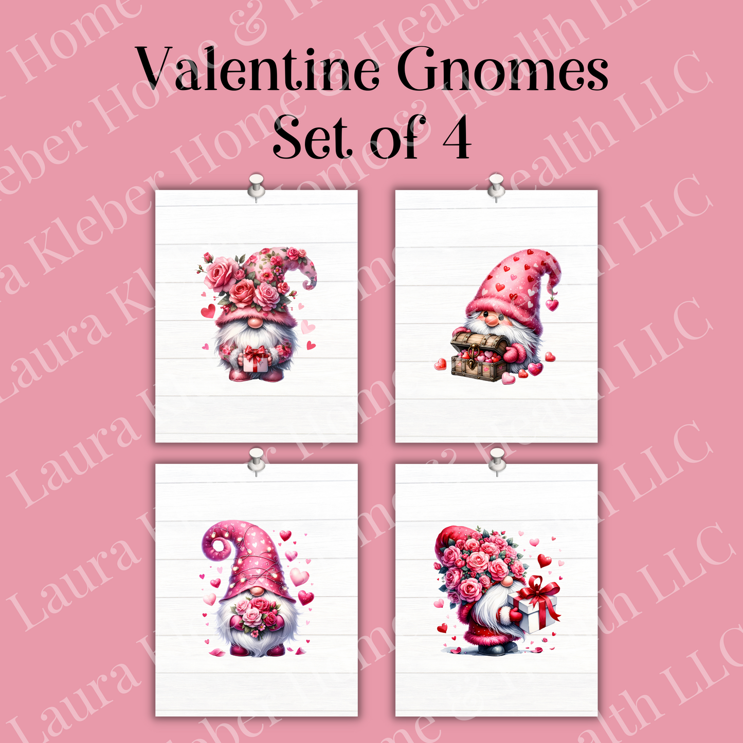 Valentine Gnomes (Digital Printable)