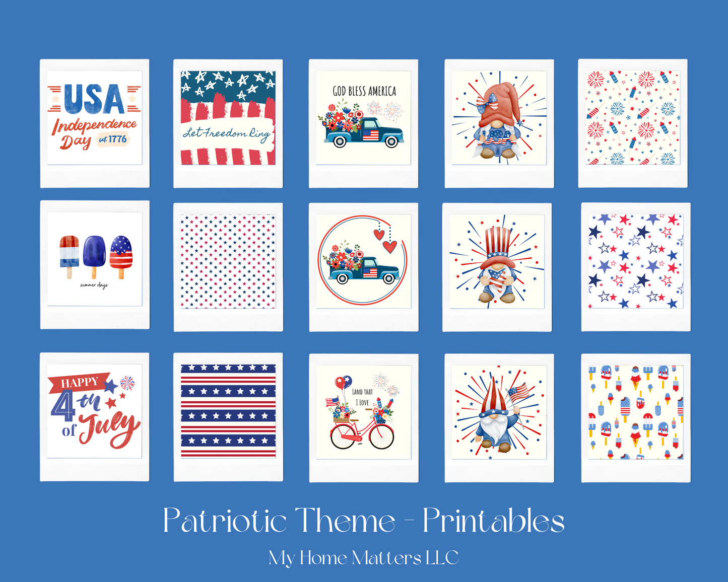 Printables - Patriotic Theme