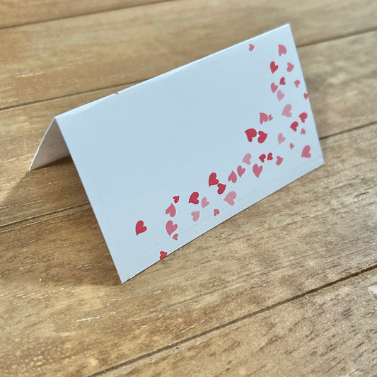 Place Cards | Valentine Hearts