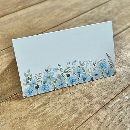 Place Cards | Light Blue Floral (Digital Download)