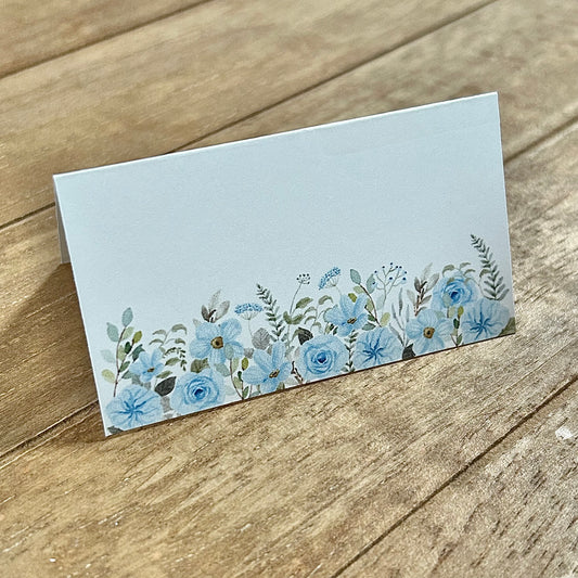 Place Cards | Light Blue Floral
