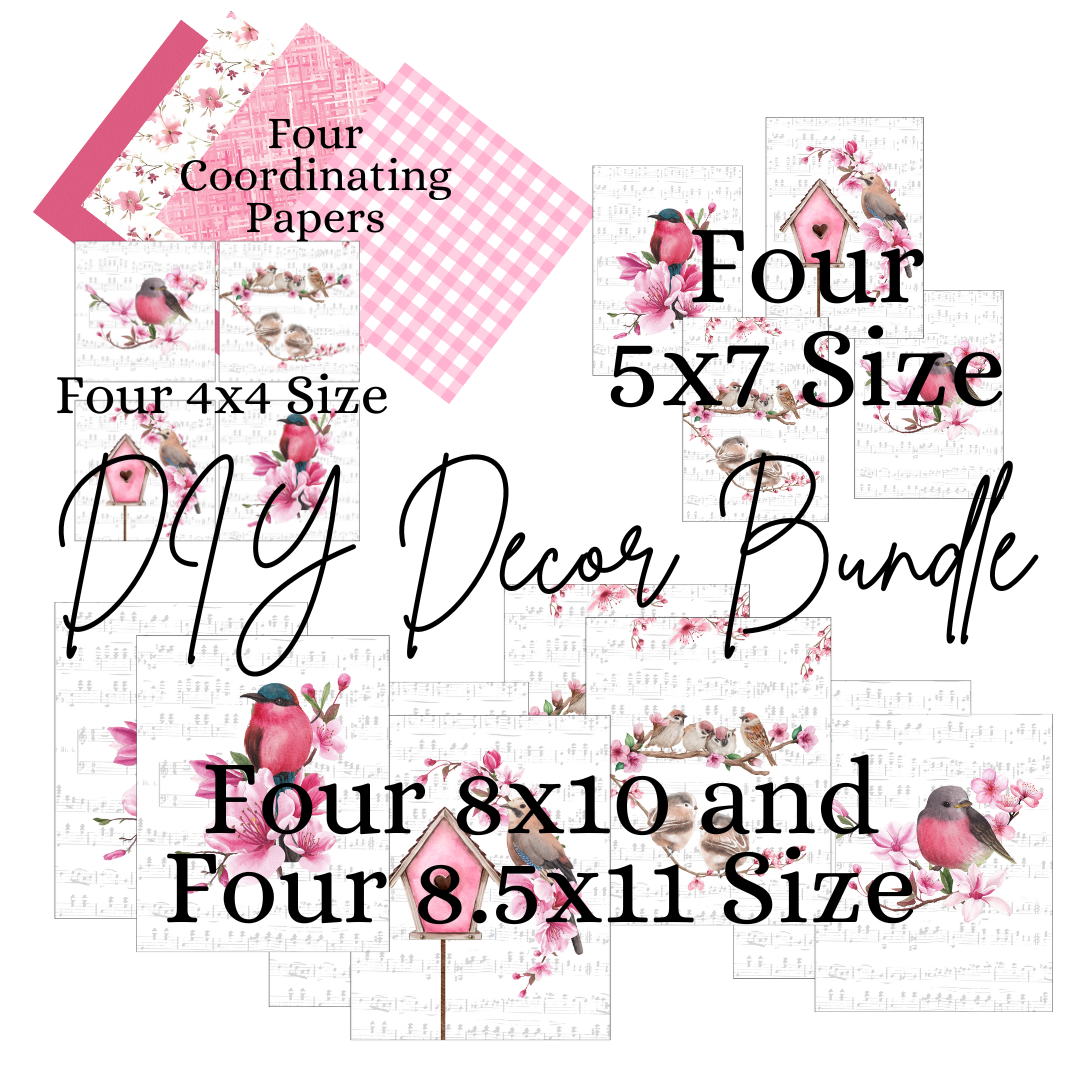 Prints | Pink Birds