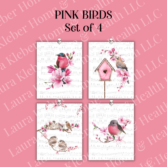 Prints | Pink Birds