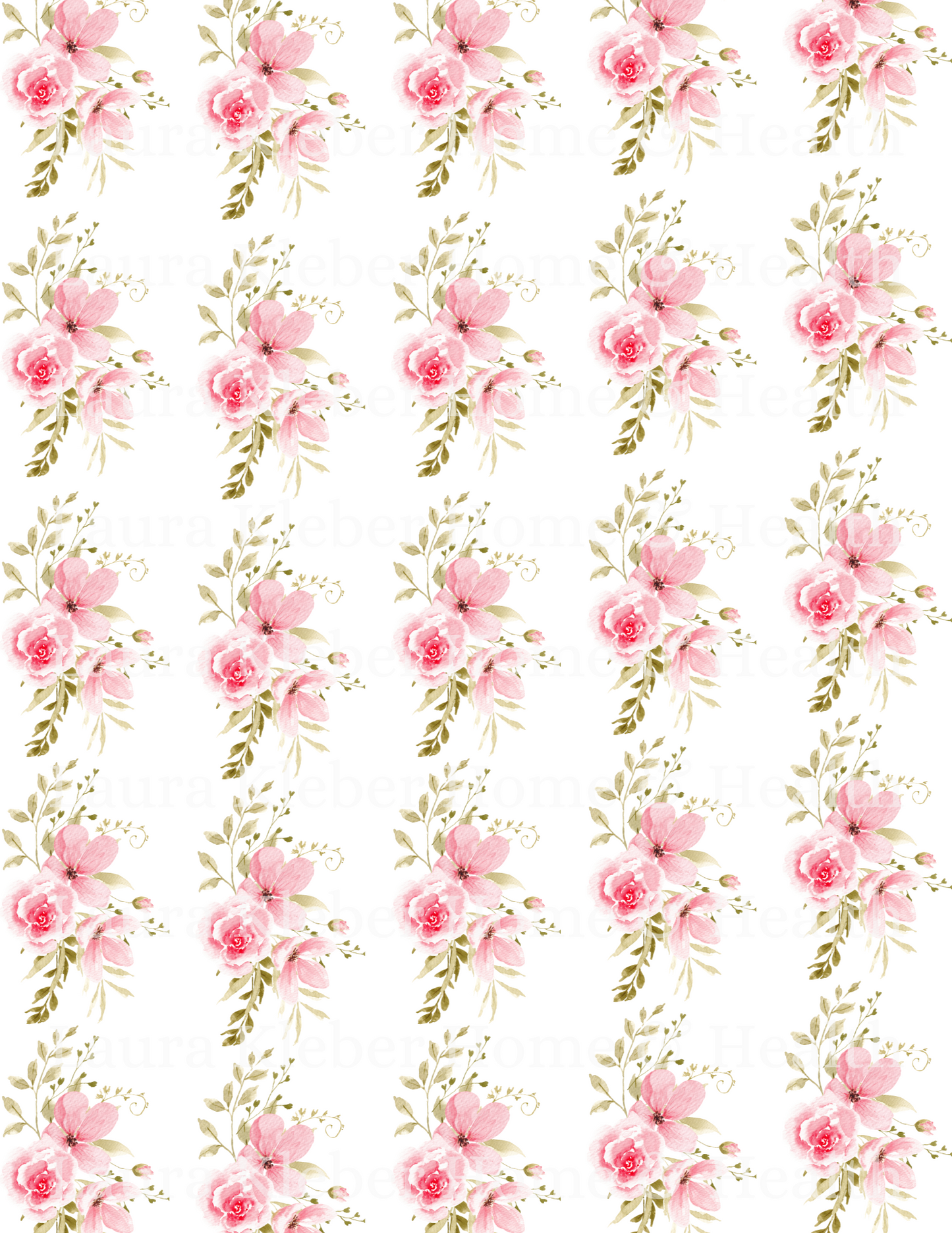 Decoupage Prints | Pink Bouquet (Digital Download)