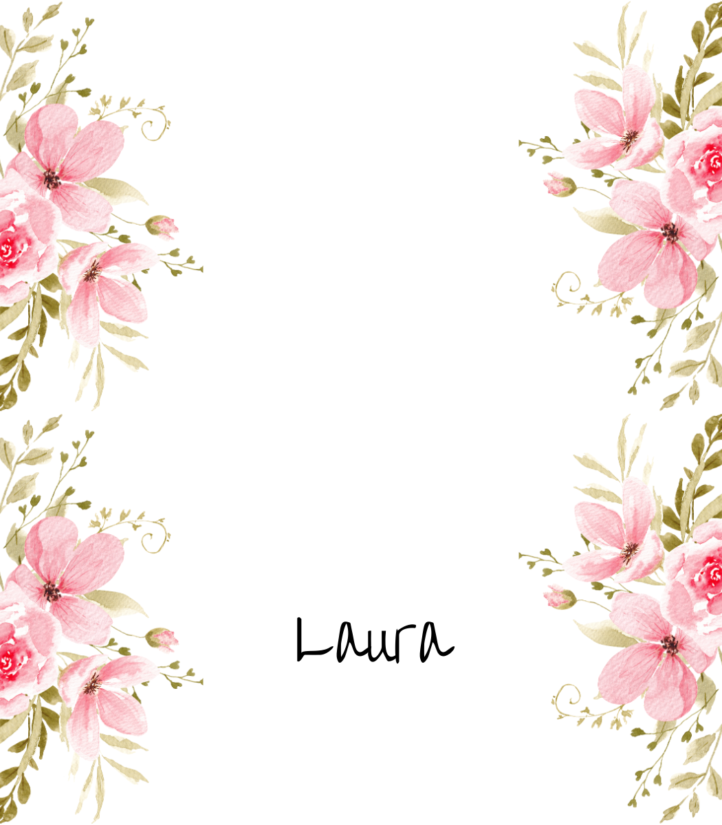 Place Cards | Pink Bouquet (Digital Download)