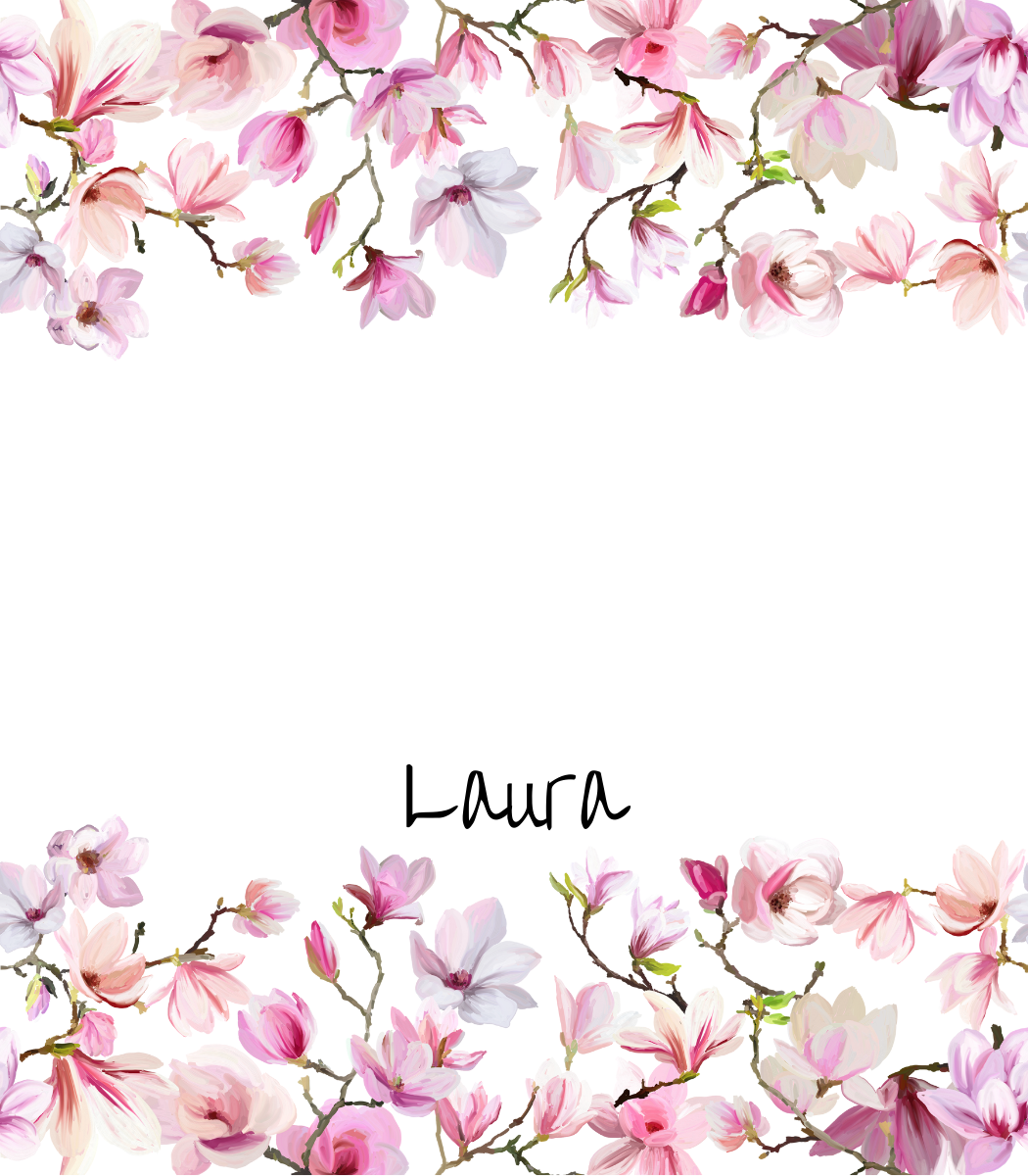 Place Cards | Pink and Purple Blooms (Digital Download)