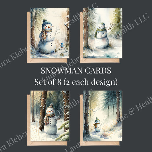 Cards | Snowman (8-pack)