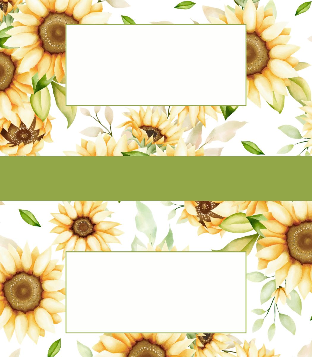 Place Cards | Sunflowers (Digital Download)